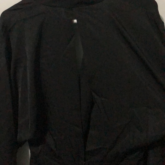 New Black Kimono Dress, Size Med - Picture 4 of 4